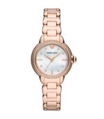 Emporio Armani Mia Roséguld Stål Pärlemor Urtavla 32mm Damklocka AR11523