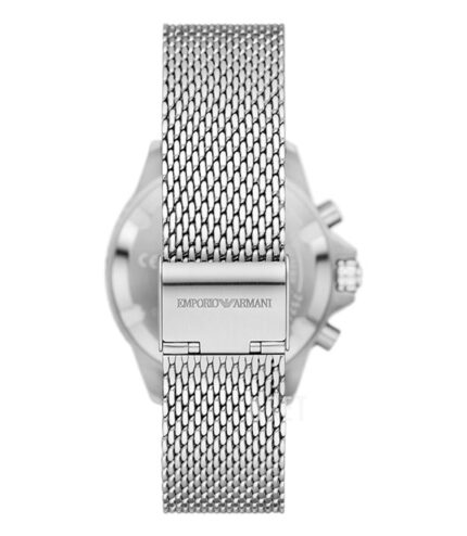 Emporio Armani Silver Stål Blå Urtavla 42mm Herrklocka AR11587