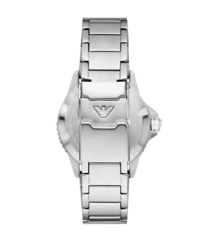 Emporio Armani Diver Silver Stål blå urtavla 42mm Herrklocka AR11590