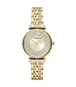 Emporio Armani Gianni T-Bar Guld Stål Guld Urtavla 32mm Damklocka AR11608