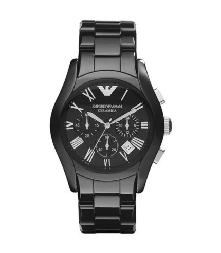 Emporio Armani Ceramica Svart Keramik svart urtavla 42mm Herrklocka AR1400