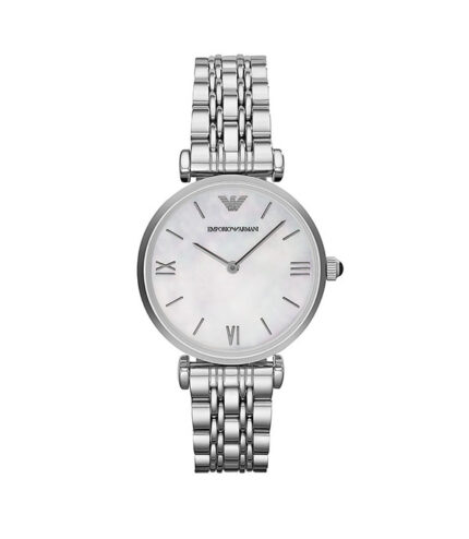 Emporio Armani Gianni T-Bar Silver Stål 32mm Damklocka AR1682