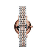 Emporio Armani Gianni T-bar Silver/Roséguld Stål 32mm Damklocka AR1683