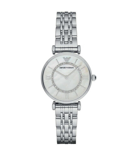 Emporio Armani Gianni T-bar Silver Stål 40mm Damklocka AR1908