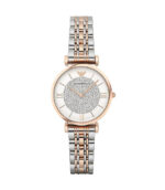 Emporio Armani Signature Silver/Roséguld Stål 32mm Damklocka AR1926