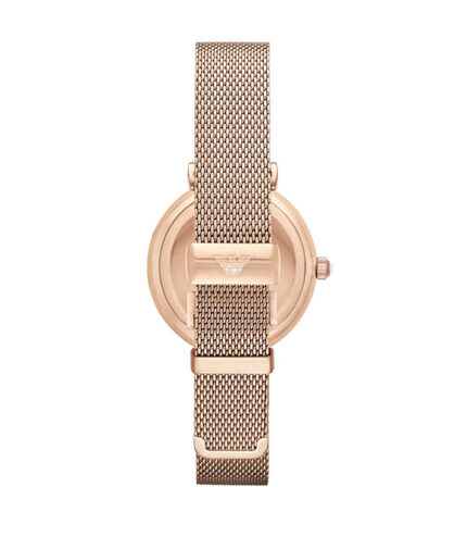 Emporio Armani Gianni T-Bar Roséguld Stål 32mm Damklocka AR1956