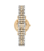 Emporio Armani Gianni T-Bar Silver/Guld Stål 32mm Damklocka AR2076