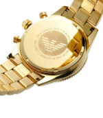 Emporio Armani Classic Guld Stål svart urtavla 43mm Herrklocka AR5857