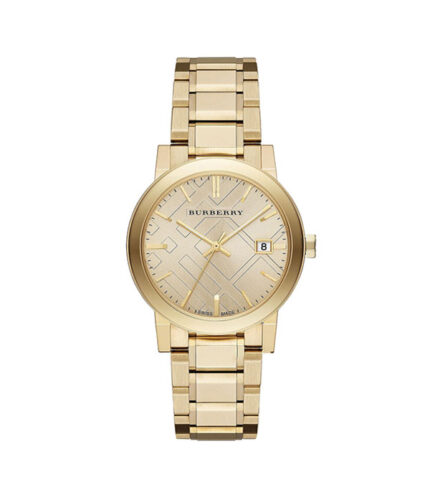 Burberry The City Guld Stål Guld Urtavla 38mm Damklocka BU9033