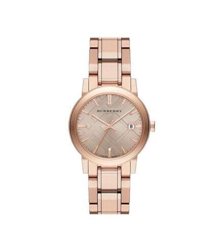 Burberry The City Roséguld Stål 38mm Damklocka BU9126