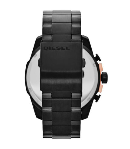 Diesel Mega Chief Svart Stål 51mm Herrklocka DZ4309