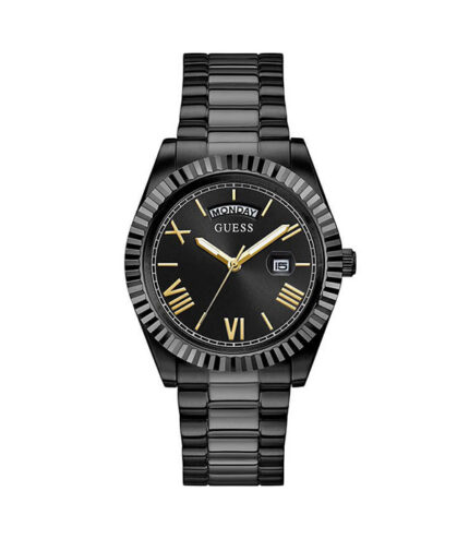 Guess Connoisseur Connoisseur Svart Stål 44mm Herrklocka GW0265G4