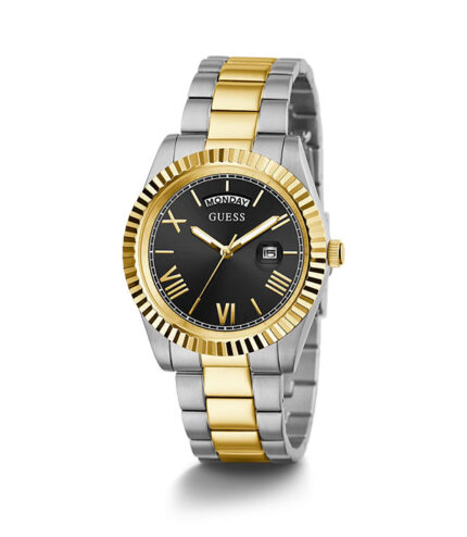 Guess Connoisseur Silver/Guld Stål 42mm Herrklocka GW0265G5