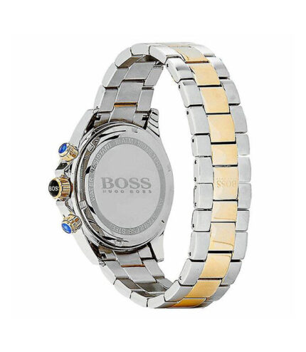 Hugo Boss Ikon Silver/Guld Stål vit urtavla 44mm Herrklocka 1512960