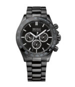 Hugo Boss Ikon Svart Stål svart urtavla 44mm Herrklocka 1512961