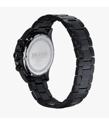 Hugo Boss Ikon Svart Stål svart urtavla 44mm Herrklocka 1512961