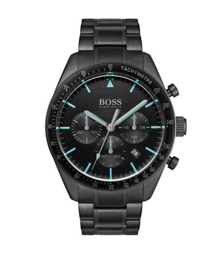 Hugo Boss Trophy Svart Stål 44mm Herrklocka 1513675