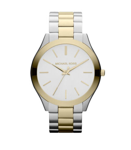 Michael Kors Runway Silver/Guld Stål 42mm Damklocka MK3198