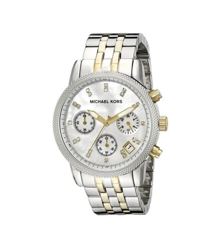 Michael Kors Ritz Silver/Guld Stål 38mm Damklocka MK5057