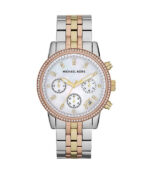 Michael Kors Ritz Silver/Guld/Roséguld Stål 38mm Damklocka MK5650
