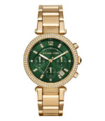 Michael Kors Parker Guld Stål Grön Urtavla 39mm Damklocka MK6263