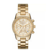 Michael Kors Ritz Guld Stål Guld Urtavla 37mm Damklocka MK6356