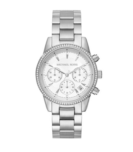 Michael Kors Ritz Silver Stål 38mm Damklocka MK6428