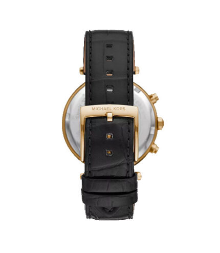 Michael Kors Parker Svart Läder 39mm Damklocka MK6984
