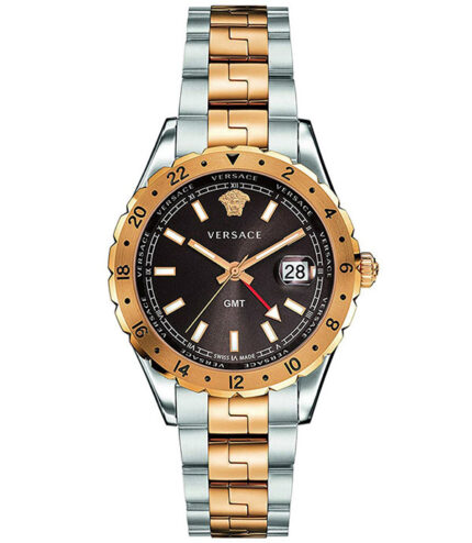Versace Hellenyium Hellenyium Silver/Guld Stål 40mm Herrklocka V11040015