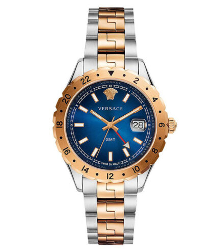 Versace Hellenyium Silver/Guld Stål 42mm Herrklocka V11060017