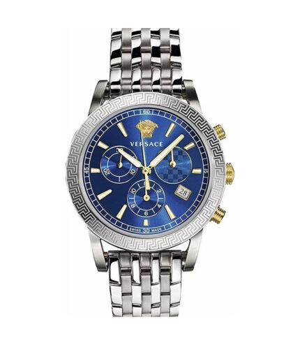 Versace Sport Tech Silver Stål Blå Urtavla 40mm Damklocka VELT00219