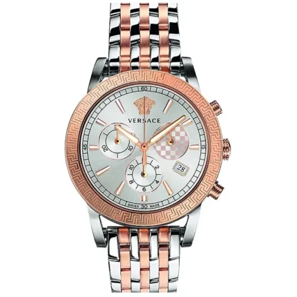 Versace Sport Tech Silver/Roséguld Stål 40 mm Damklocka VELT00319