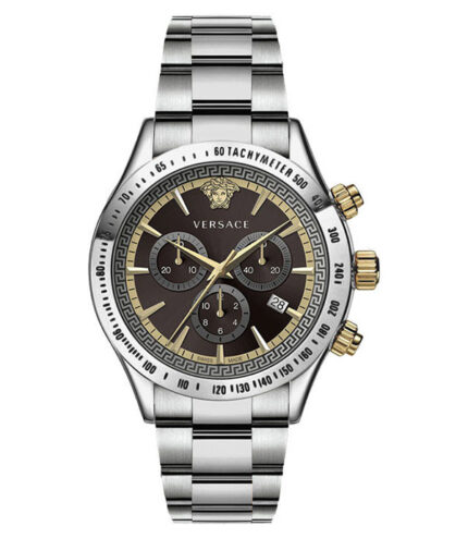 Versace Chrono Chrono Classic Silver Stål 44mm Herrklocka VEV700419