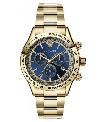 Versace Chrono Classic Guld Stål 44mm Herrklocka VEV700619