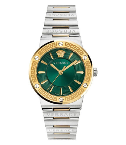 Versace Greca Greca Logo Silver Stål 38mm Herrklocka VEVH00720