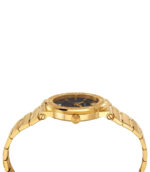 Versace Greca Logo Guld Stål Svart Urtavla 38mm Unisexklocka VEVH00820