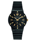 Versace Greca Greca Logo Svart Stål 38mm Herrklocka VEVI00620