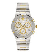 Versace Greca Logo Silver Stål 43mm Herrklocka VEZ900321