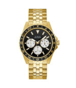 Guess Odyssey Guld Stål 42mm Herrklocka W1107G4