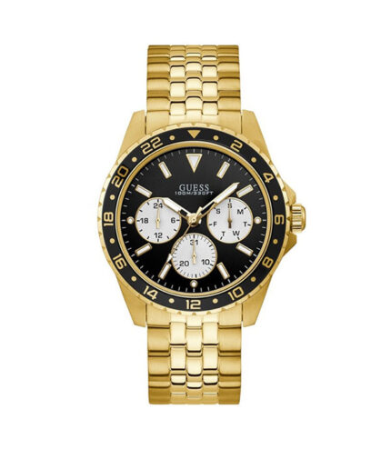 Guess Odyssey Guld Stål 42mm Herrklocka W1107G4