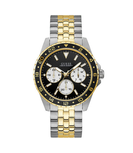 GUESS Odyssey Silver/Guld Stål 44mm Herrklocka W1107G6