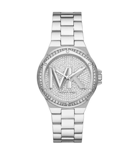 Michael Kors Lennox Silver Stål Kristall Urtavla 37mm Damklocka MK7234